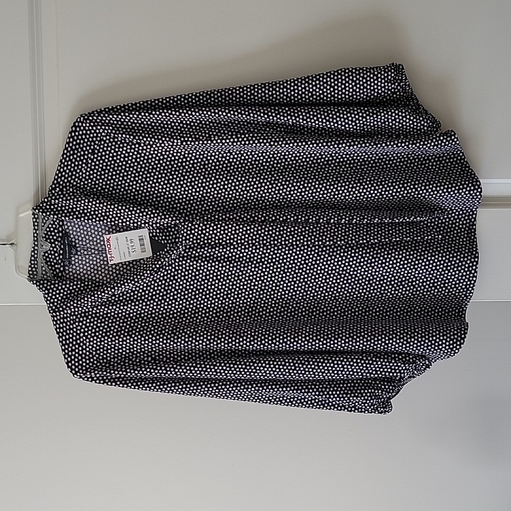 Womens polkadot top s large
